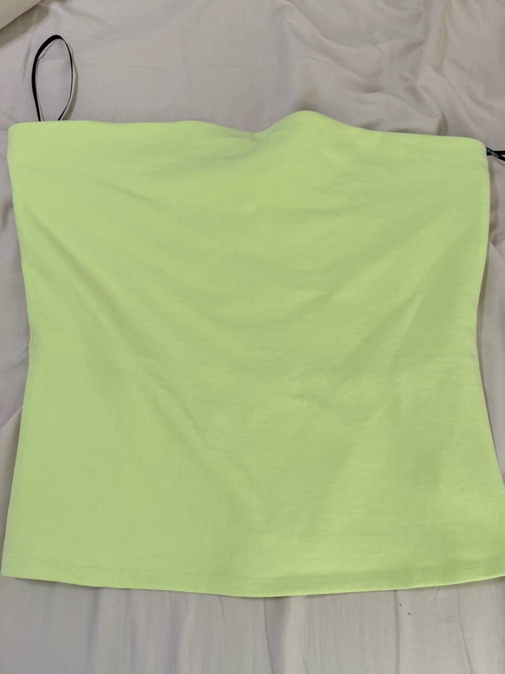 Women’s Neon Lime Strapless Tube Top